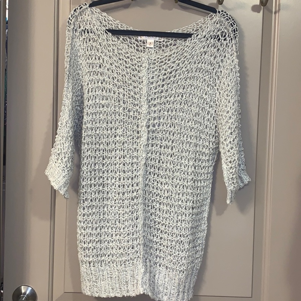 Oversized tunic sweater